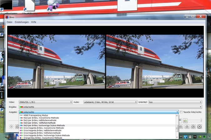 Bino Player Screenshot